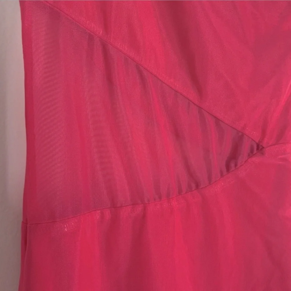 superdown Jerica Mesh Mini Dress in Hot Pink Size S - Picture 6 of 6